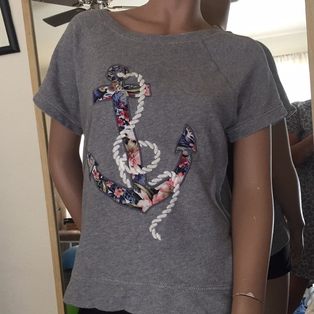 J Crew short sleeve sweater top